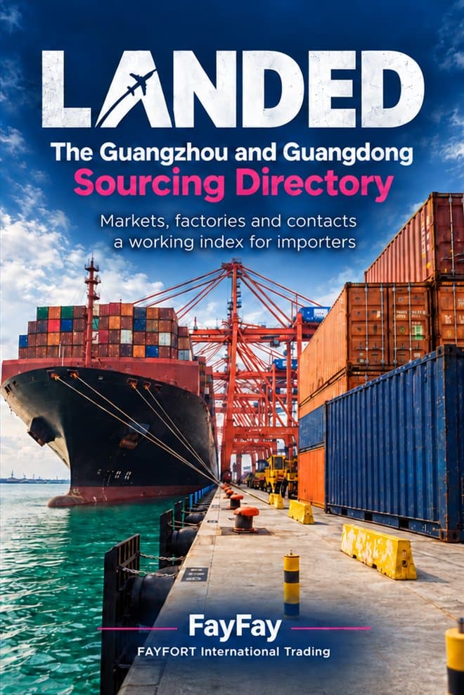 The cover of LANDED, the Guangzhou sourcing directory